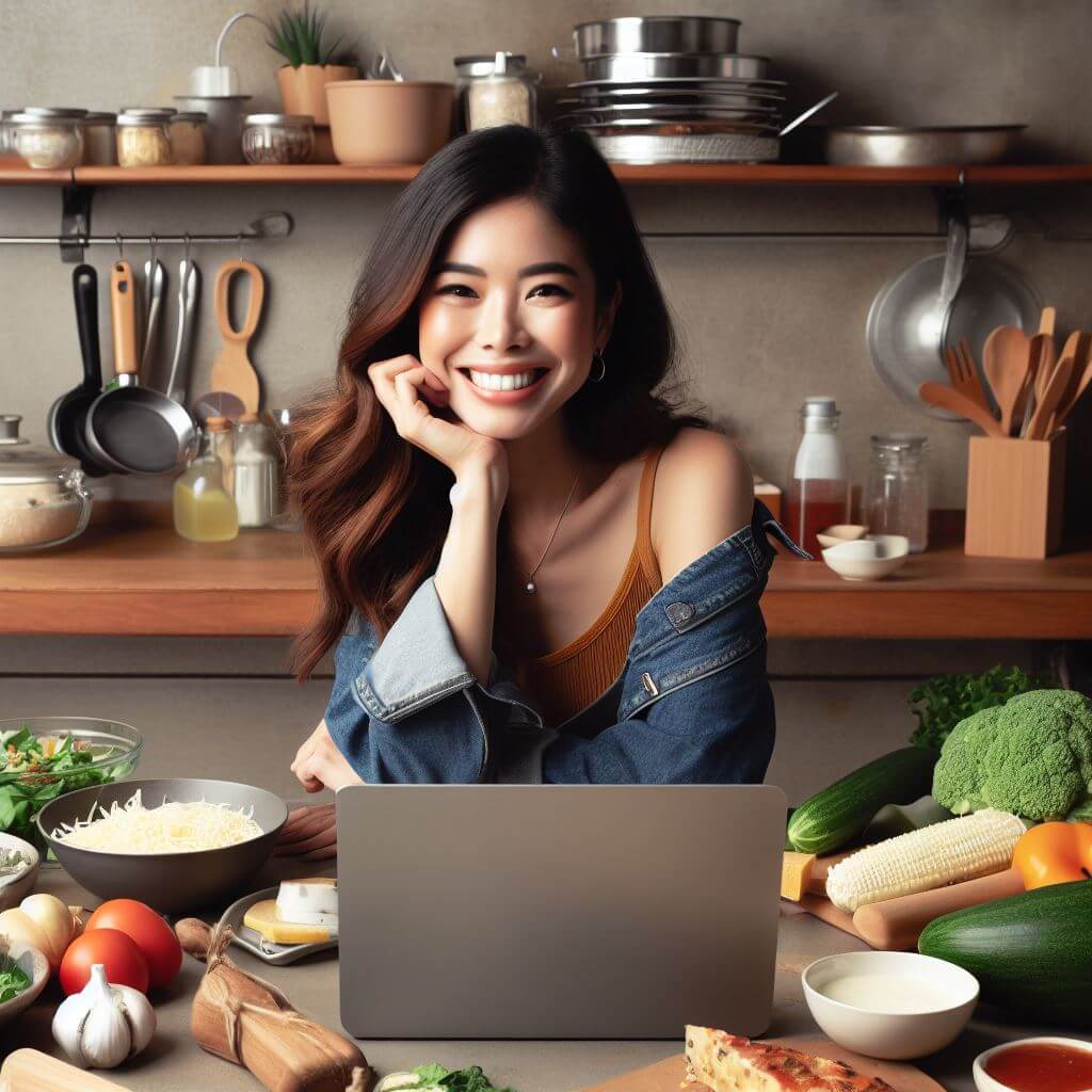 A successful food blogger